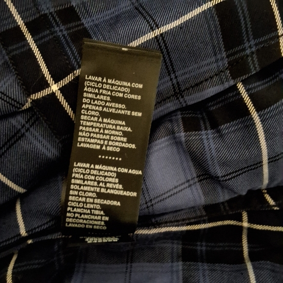 NWT HARLEY DAVIDSON LONG SLEEVE WOVEN PLAID SHIRT - Picture 10 of 11